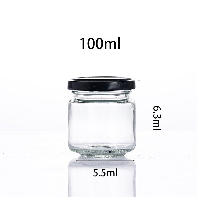ハニーボトル ハニーボトル 25ml ジャムボトル ハニー包装ボトル ピクルスボトル 缶詰ボトル ゼリーカップ 密封ガラスボトル|undefined