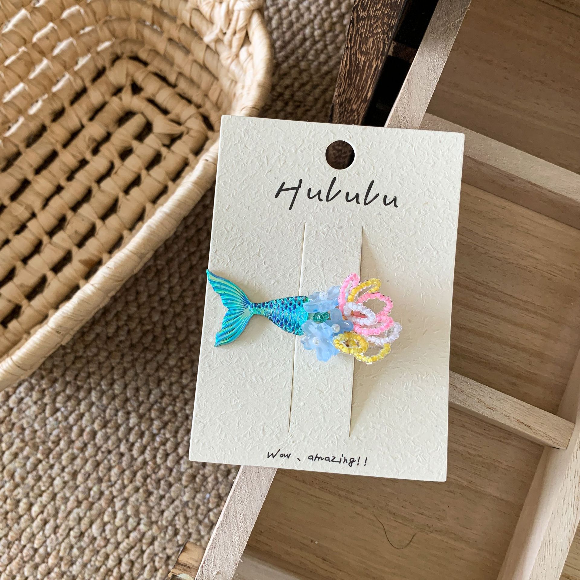Horquillas de flores azules