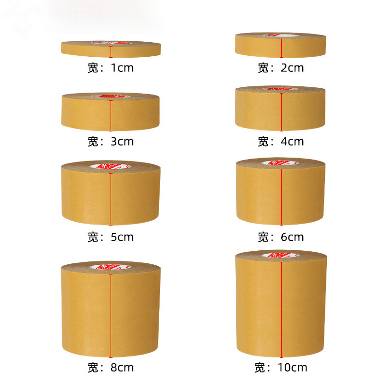 Tape de tela fuerte alta viscosidad sin rastro fija alfombra de pared transparente malla pegada cinta adhesiva de doble cara al por mayor