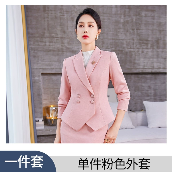 Fuchsia classic suit jacket