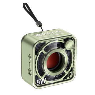 New Cyber mech wind cannon transparent wireless mini Bluetooth speaker colorful sound bass small speaker