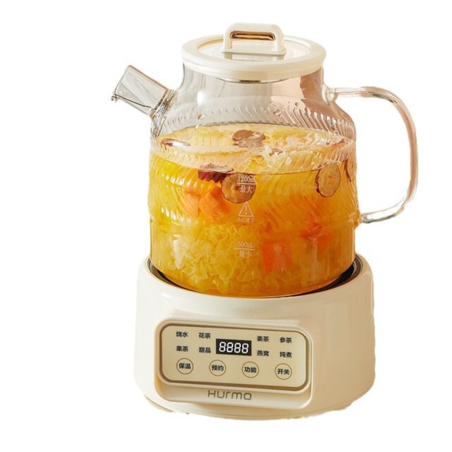 康宁养生壶花茶壶玻璃壶身配件盖茶漏套炖盅套EK型号用|undefined
