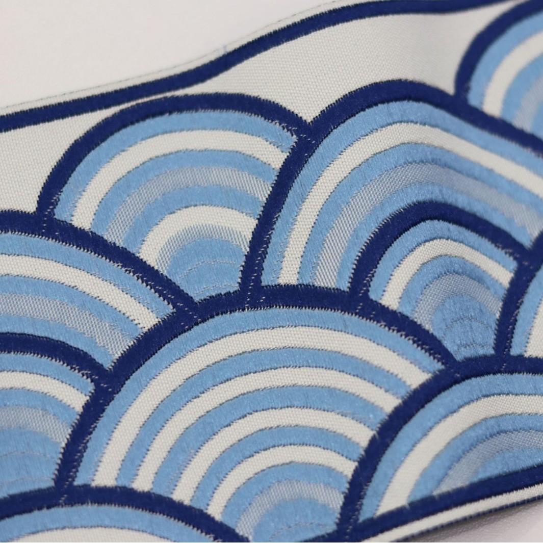 9cm de ancho de alta precisión de la cinta patrón de la nube ropa sofá cojín de la cama cortina de mesa corredor de la cama hogar textil cinta decorativa