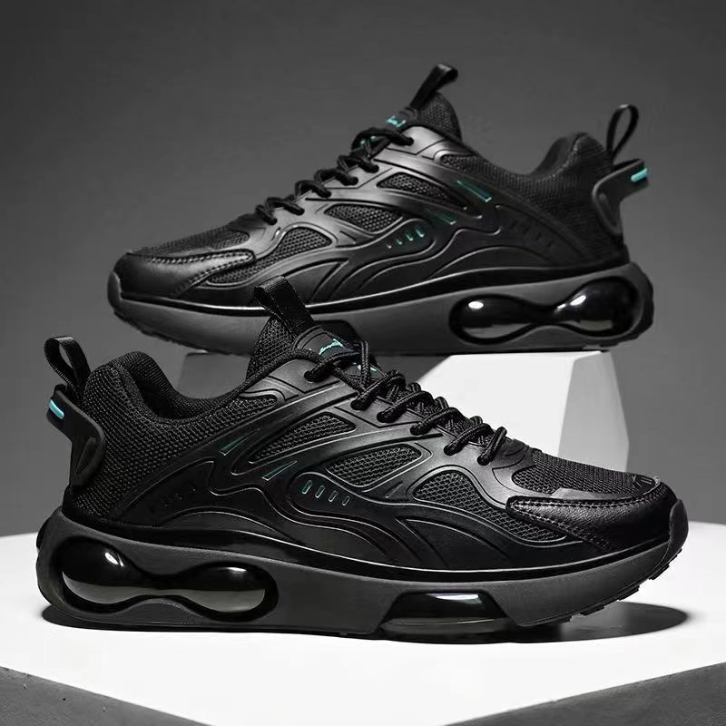 2025 Autumn New Sports and Casual Men's Shoes Soft Sole Easiest for Match Running Shoes Black Work Training Shoes Work Shoes