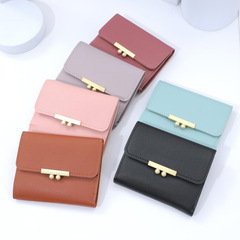 Cross-border factory direct sales women's wallet cute student wallet wallet ladies coin purse multiple card slots