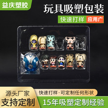 厂家直供玩具吸塑包装塑料盒玩偶内衬插卡吸塑透明petPVC盒