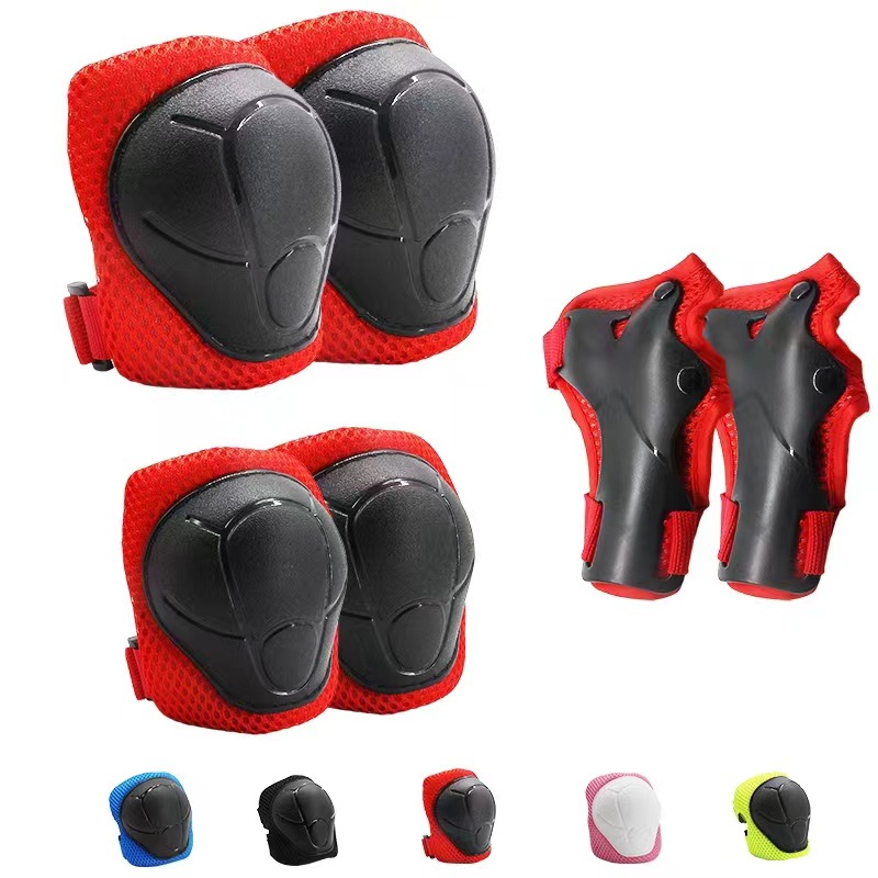 Juego de Equipo de Protección para Niños Set de 6 Piezas de PP para Niños y Deportes de Ciclismo