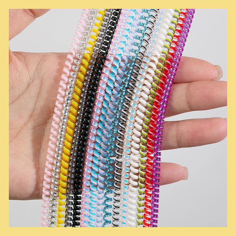Funda protectora de cable de datos para teléfono móvil, cable de carga de 1,4 m, cable de bobinado, cable de protección, resorte, bobinado creativo tres en uno image 3