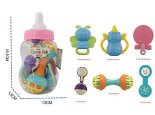 Newborn Baby Hand Rattle Toy 0-1 Year Old Baby Educational Early Education Grasping Chewable Teether UL 143764