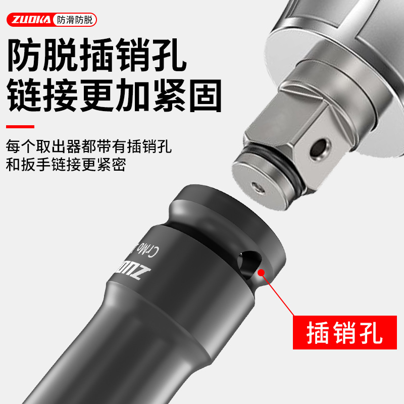 電動レンチ用折れネジ外し器 1/2インチ 大型ネジ外し器 逆ネジ専用 水道管用ネジ外し器|undefined