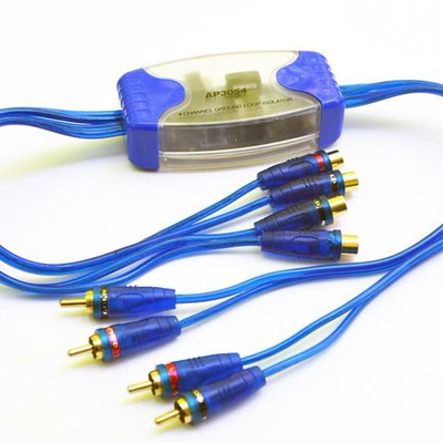 4RCA audio filter eliminates Car speaker/subwoofer