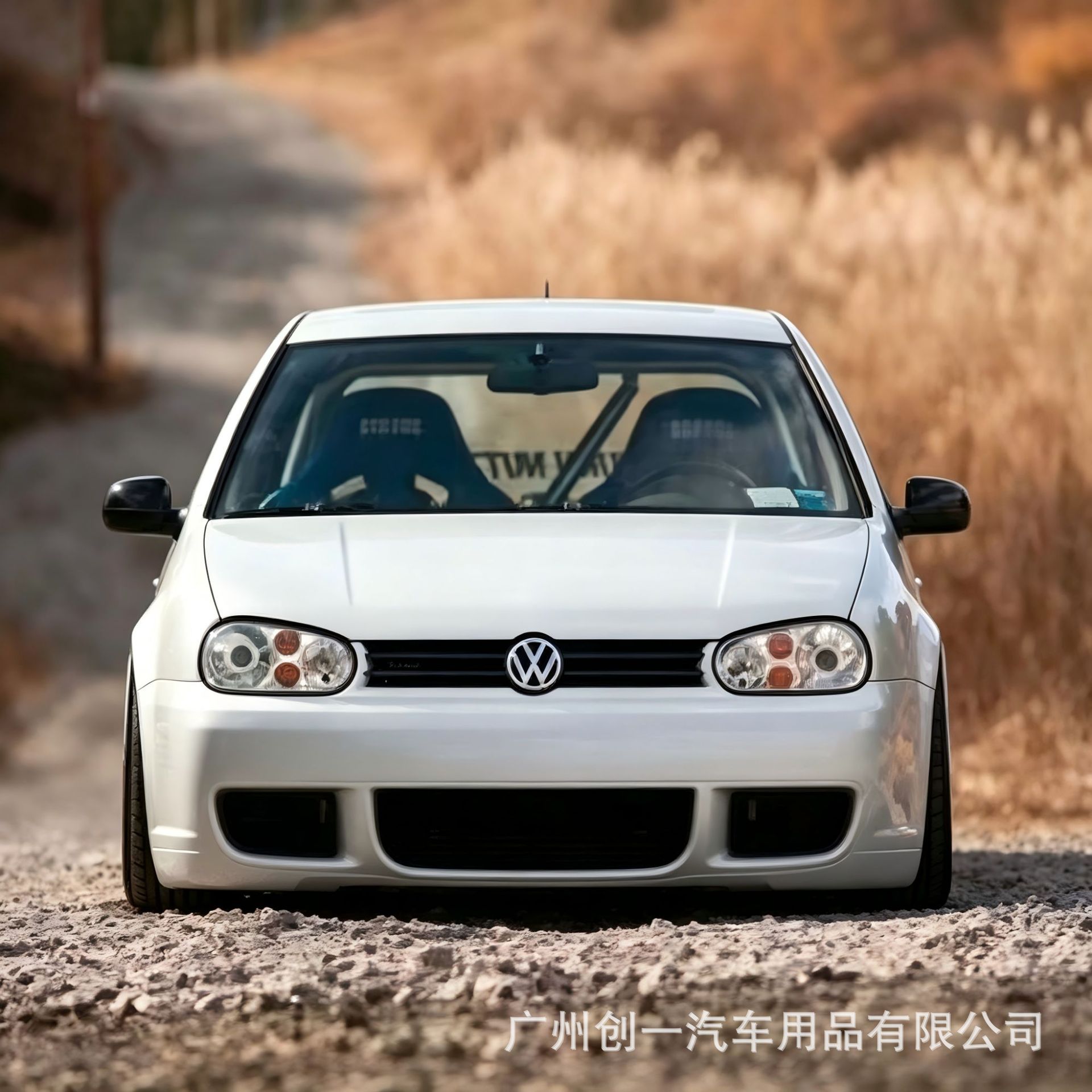 Suitable for Volkswagen Golf 4 Modification R32 Body Kit, Golf 4 Upgrade R32 Front Bumper, Side Skirts, Rear Bumper Body Kit Set