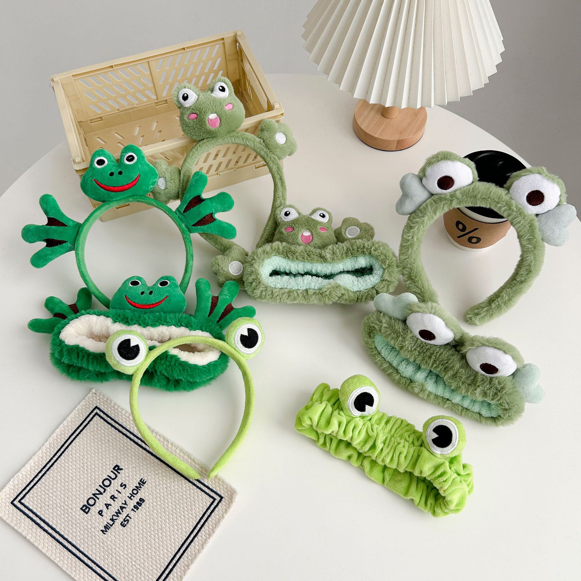 个性青蛙发箍网红可爱动物发带女式高颅顶头箍呱呱蛙发饰