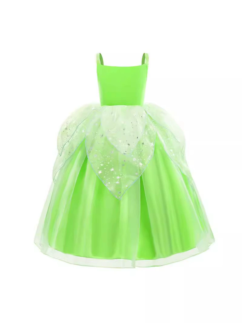 2024 Гucн Dress для девушек Легкая прекрасная фея Фея Тиена Принцесса Юбка Little Dingdang Представление服务
