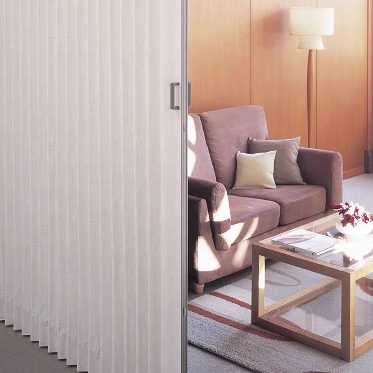 日式廚房摺疊門推拉門衛生間衣帽間浴室隔斷門陽台免打孔簡易移門