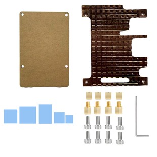 Raspberry Pi 3 Generation B Type Heat Sink Shell Raspberry Pi 3B3 Generation Pure Copper Heat Sink Box Shell
