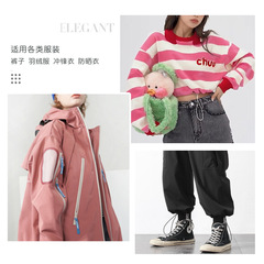 Wholesale metal spring buckle round down jacket sweatshirt hat adjustable buckle stop rope buckle trouser leg drawstring button