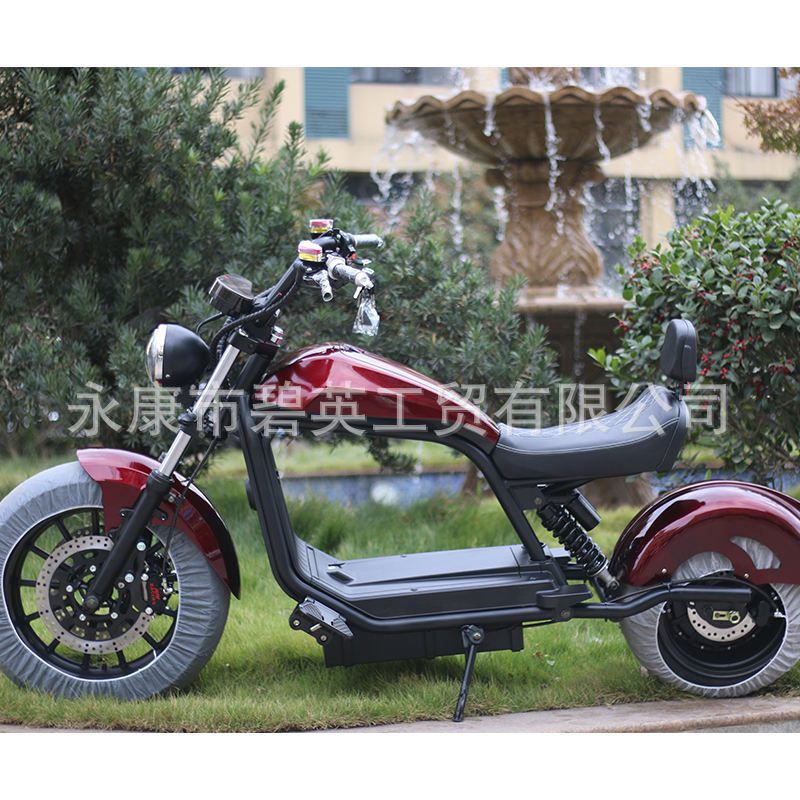 工厂货源电动哈雷摩托车成人代步滑板车城市踏板锂电池电动车外贸