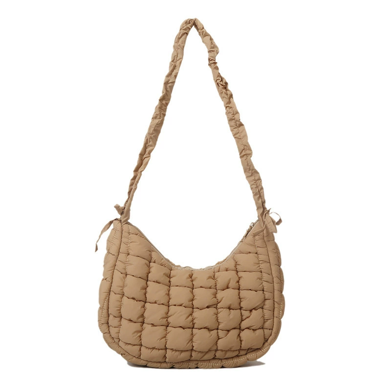 Underarm bag, down jacket, trend one-shoulder bag