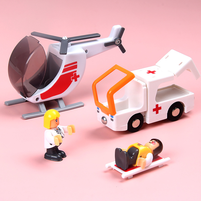 Juguetes para niños, coche de juguete para bebés, mini traje de coche de ingeniería transfronterizo para niños, traje de coche de energía, traje de equipo médico