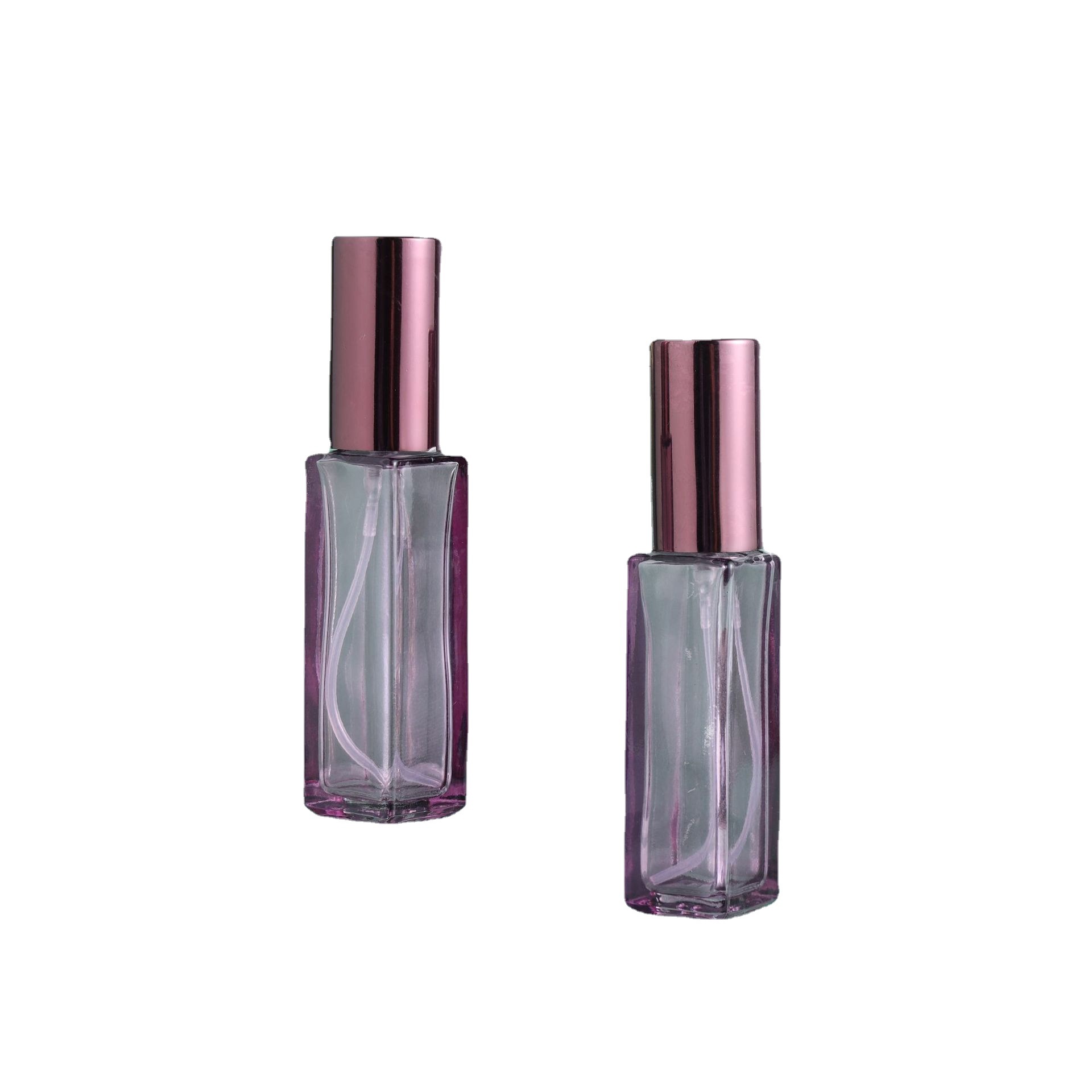 Muestra de perfume sub-botella de alta gama botella de aerosol portátil 10ml de vidrio avanzado sub-contenedor 5ml mini botella vacía