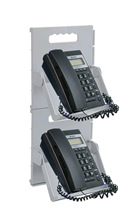 定电话支架可折叠电话收纳架免打孔办公电话壁挂收银机支架