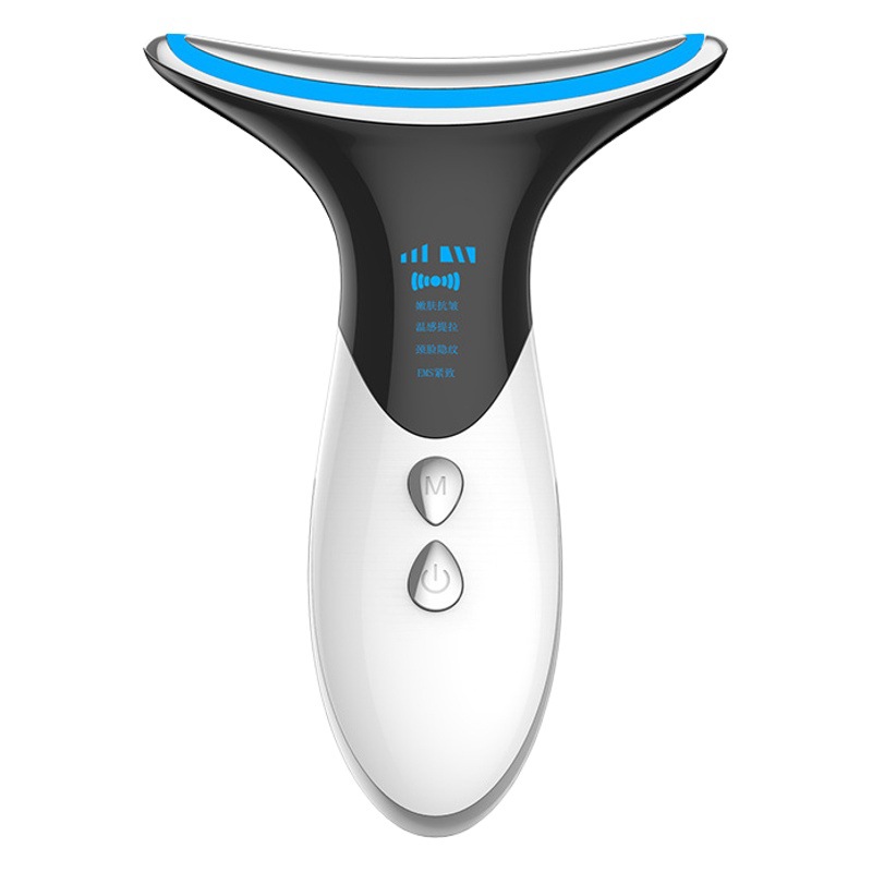 Instrumento de patrón de cuello Instrumento de belleza de patrón francés Cuello doméstico Instrumento de belleza Pequeño hierro Elevación Cara Cuello Masajeador Cuello Patrón Instrumento