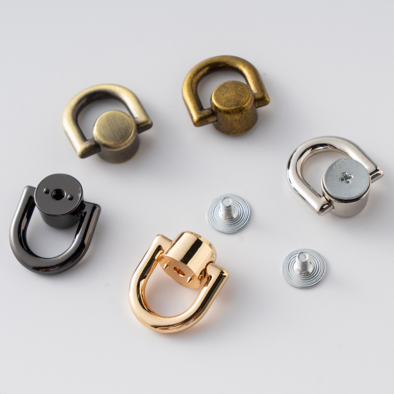 Fábrica al por mayor con anillo Heshang pezón clavo colgante hebilla DIY bolsa de transformación accesorios de equipaje tire de la hebilla del anillo
