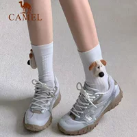 Camel Mountain Yun Dexun Shoes Уличная повседневная обувь 2025 Весна и лето Новые удобные для сочетания Нескользящая походная обувь на толстой подошве Мужская и женская обувь
