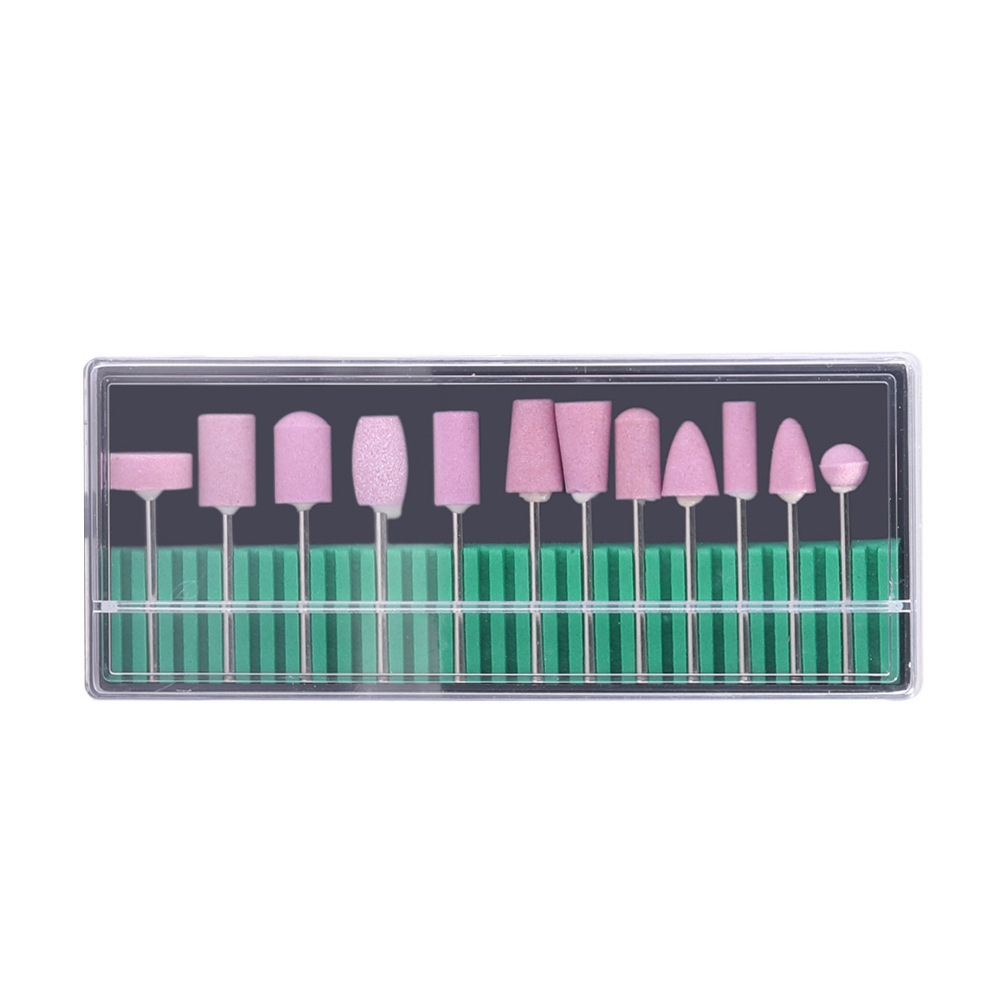 Accesorios de la máquina de pulir herramientas de uñas pulido eliminación de uñas piel muerta cabeza de pulido de uñas cabeza de molienda de piedra de lana de cerámica