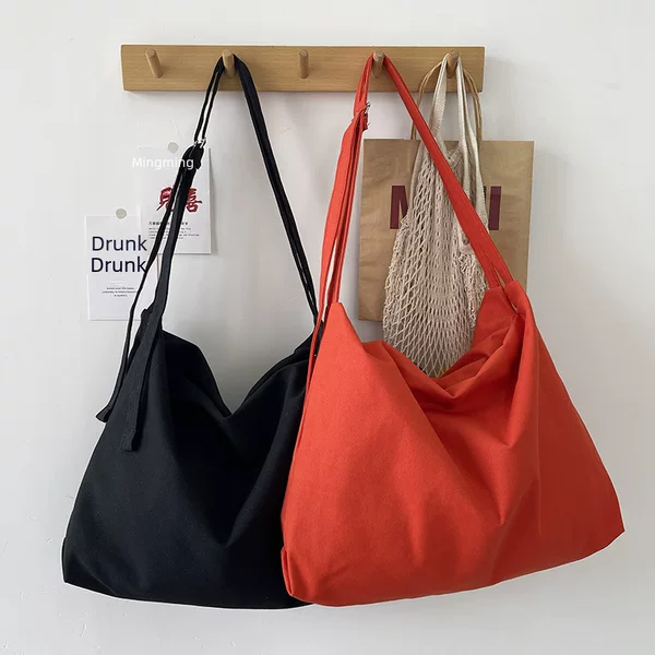 Bag Baigou Bag Spring Large Capacity Travel Bag All-match Shoulder Crossbody Canvas Bag Tote Bag Foreign Trade Bag Women