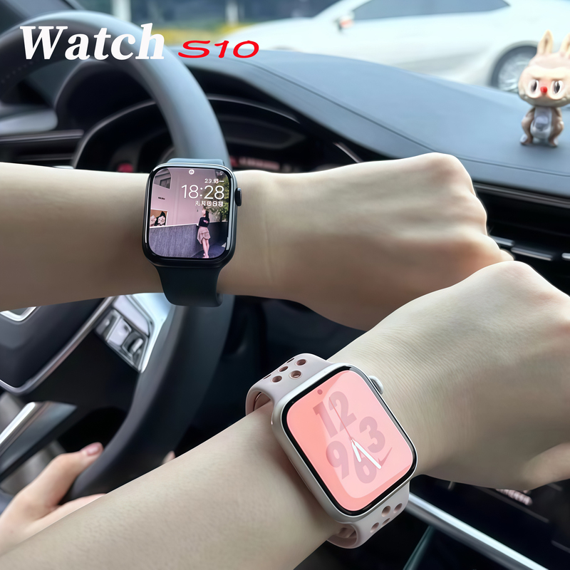 Huaqiangbei S | 10 Nfc Bluetooth Phone Watch Waterproof Watch Couple Watch Top Version Smart Watch.