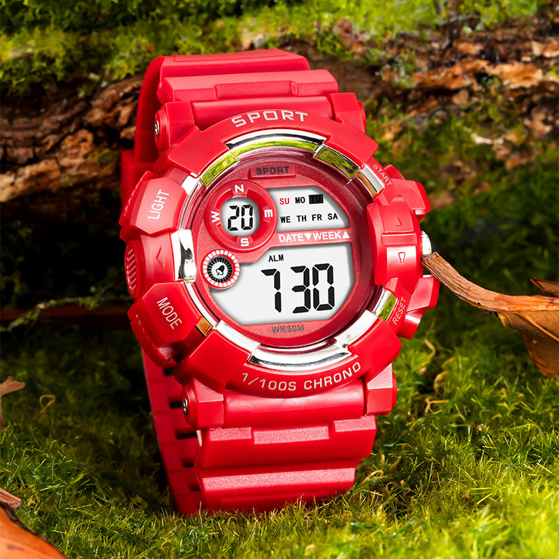 Estudiantes de luz nocturna multifunción relojes electrónicos al aire libre relojes de pulsera de alarma de niños relojes electrónicos fabricantes mayoristas