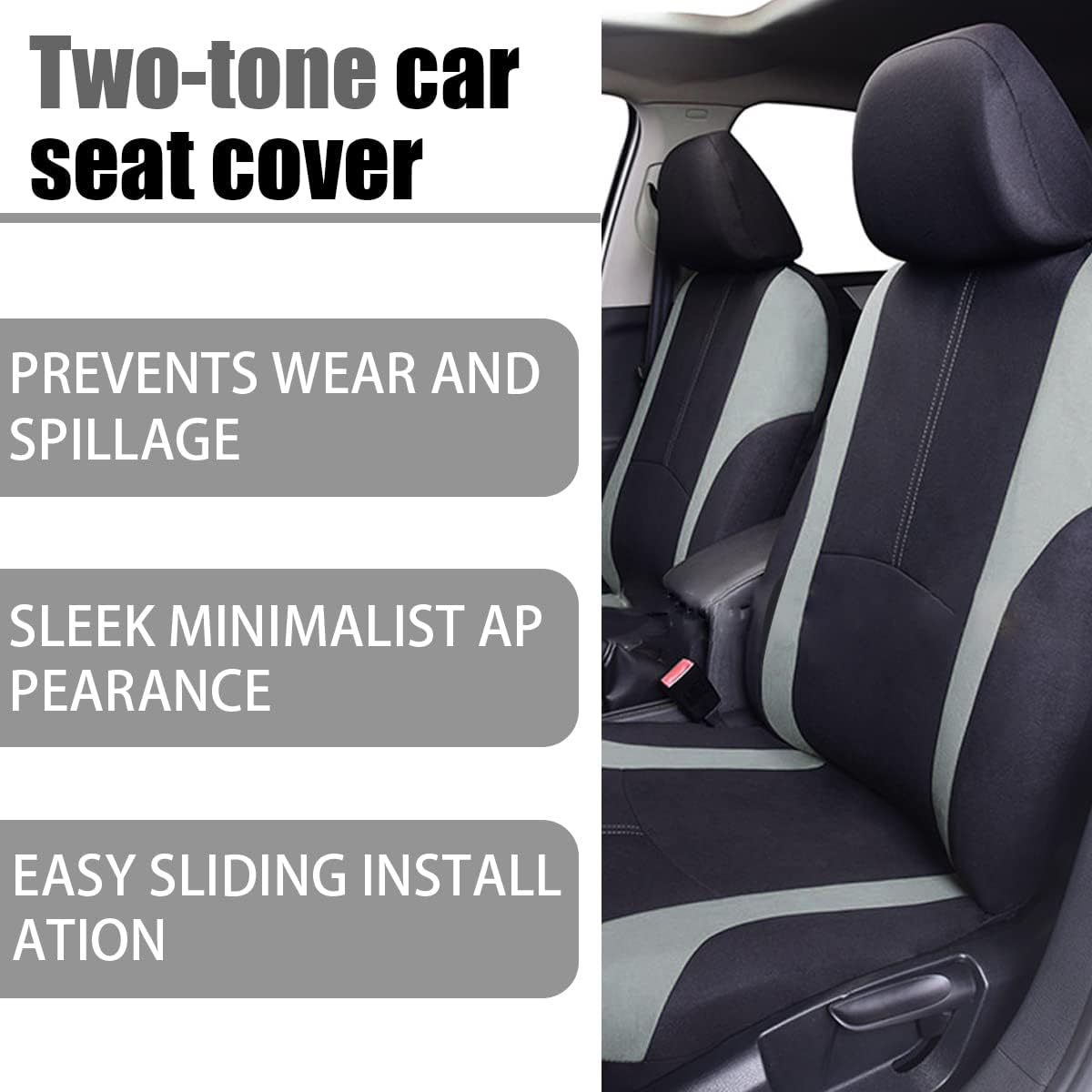 Universal Cross-Border Foreign Trade Car Seat Cover Factory for Mexico, Temu, Europe, America, and Russia, with Vertical Stripe and Pressed Waistline Design