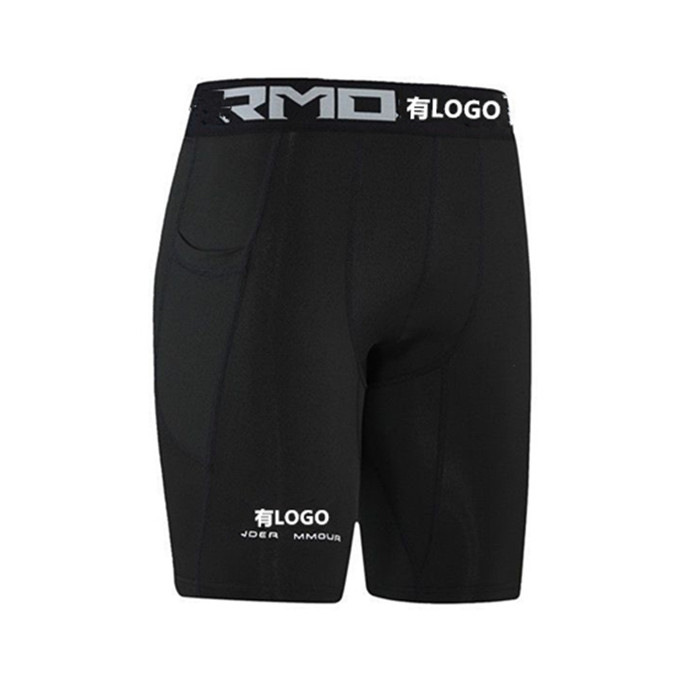 Fitness Shorts Tight Sports Pants High Elastic Running Training Cycling Compression Pants Quick-drying Men's Leggings Basketball