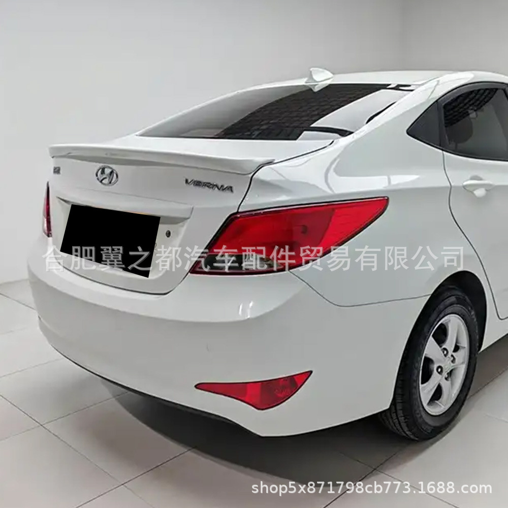 For Hyundai VERNA SOLARIS 2010-2016 Tail Wing Spoiler