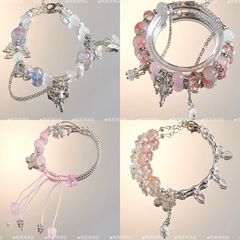 中国風の蝶ビーズブレスレット、女性用、軽い高級感、ニッチ、ハイエンドの気質、カップルブレスレット、親友ギフト