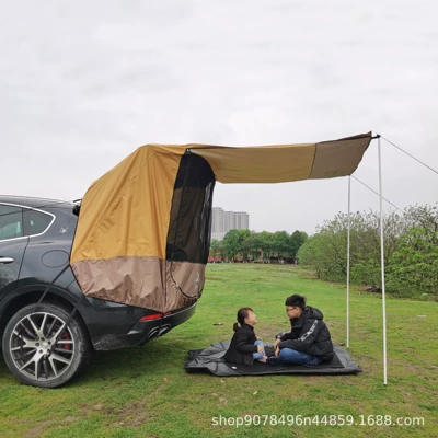 Camping, and Canopy Two-In-One, Avtomobil dam çadırları - brown-no-irons-2-3-people