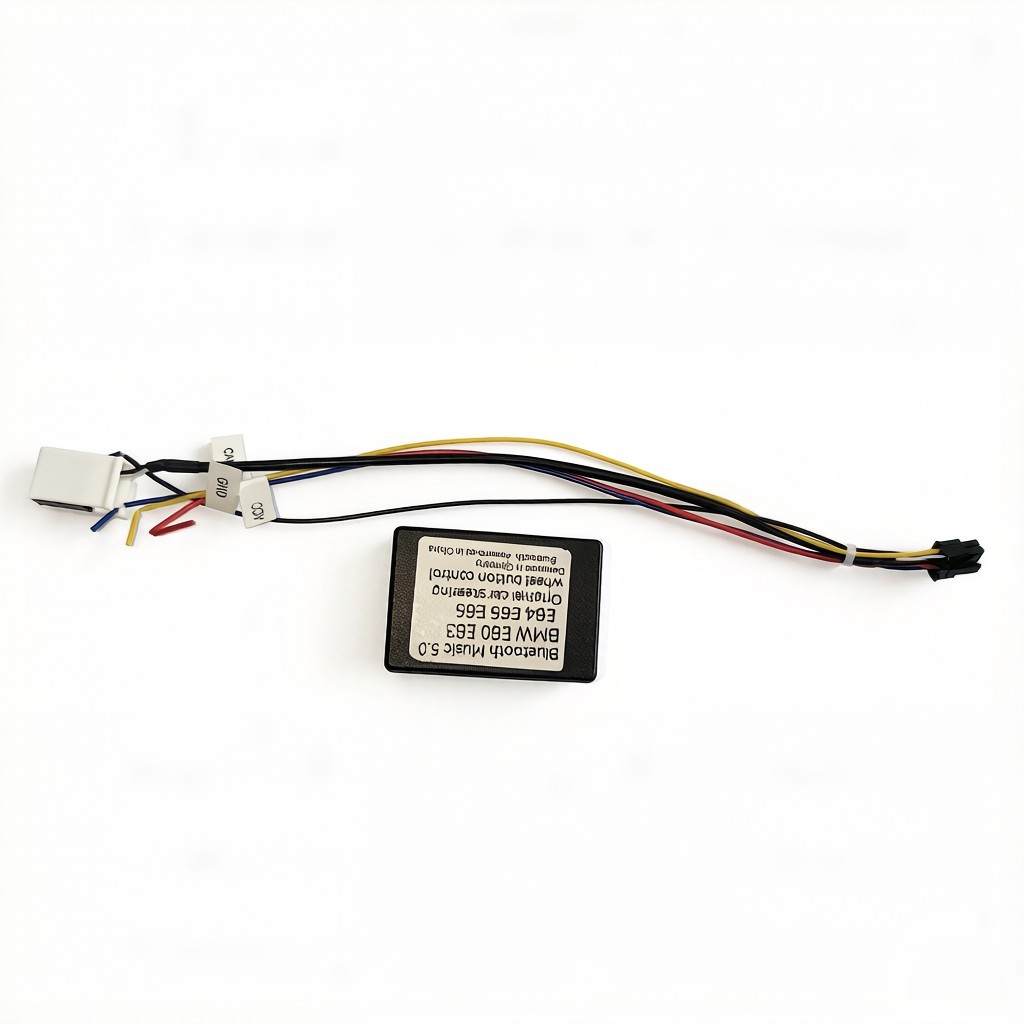 Suitable for Bmw E66 E65 Original Car External Audio Source Aux Modification to Bluetooth Music, Steering Wheel Button for Changing Songs