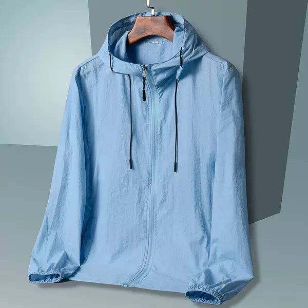 Summer Skin Clothing, Thin Solid Color Breathable Sun Protection Clothing, Indoor Air-Conditioned Clothing, Sun Protection Clothing, Outdoor Couple Jackets