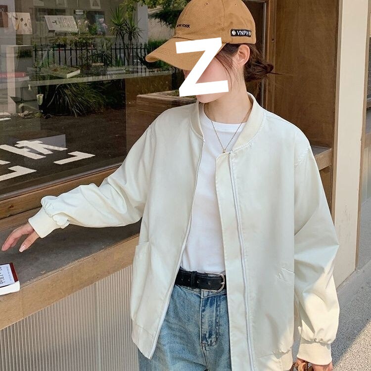 棒球服外套女2025春秋款韩系宽松百搭休闲长袖小个子洋气短款夹克|undefined