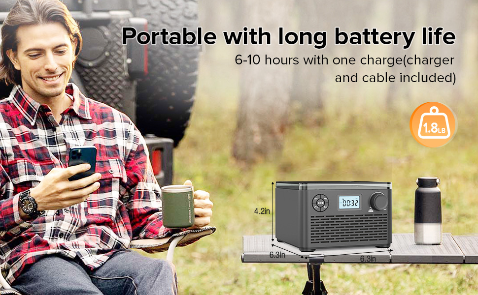 Draagbare cd-speler met bluetooth-luidsprekers, radio en usb_voghion.com