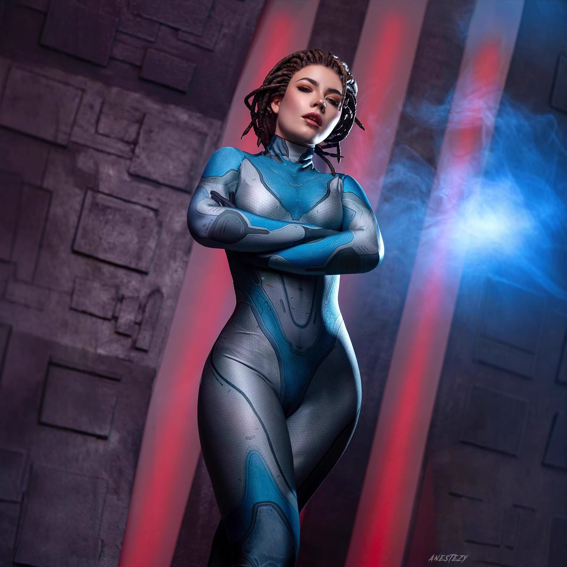 Starcraft Sarah Kerrigan Cos Suit Digital Printing Jumpsuit Game Role-Playing Suit