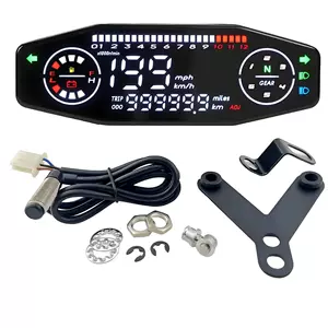 Motosiklet modifikasiyası LED rəqəmsal cihaz, gərginlik, yağ səviyyəsi + sensor xətti