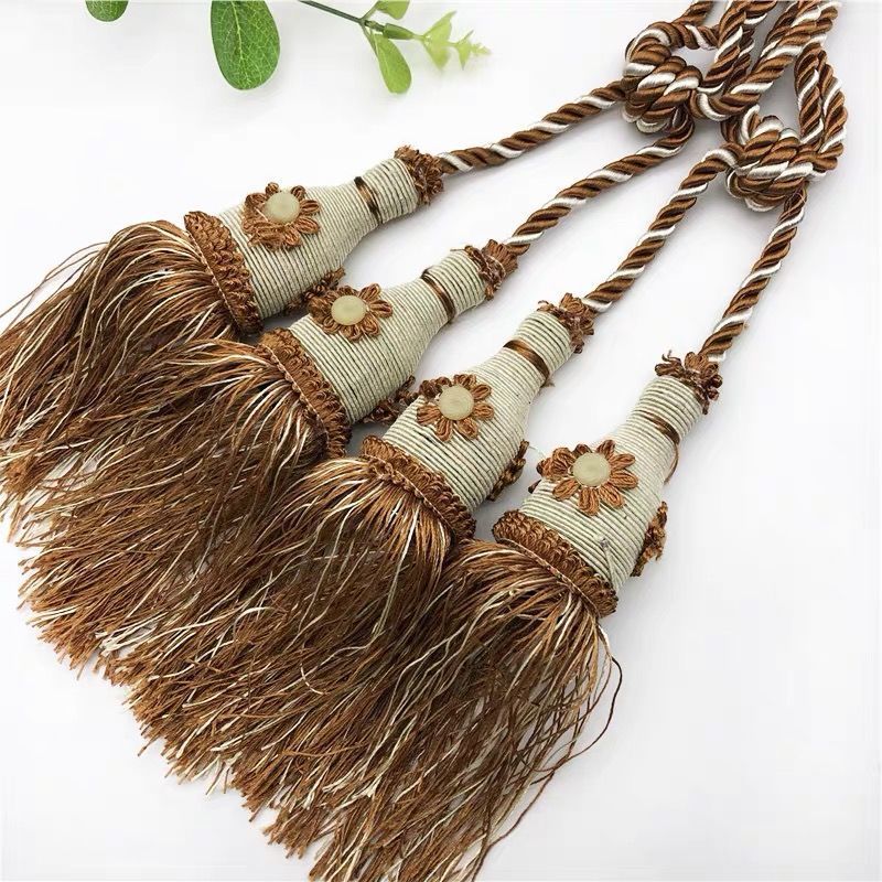Flower Ball tennis curtain small tie ball tie rope tie buckle decorative color tassel curtain decorative tie ball hanging accessories