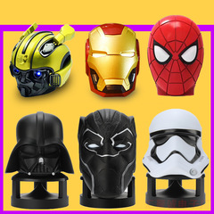 Cartoon Bluetooth Speaker Honeybee Iron Man Small Speaker Black Warlord White Soldier Black Panther Wholesale Toy Machine Gift