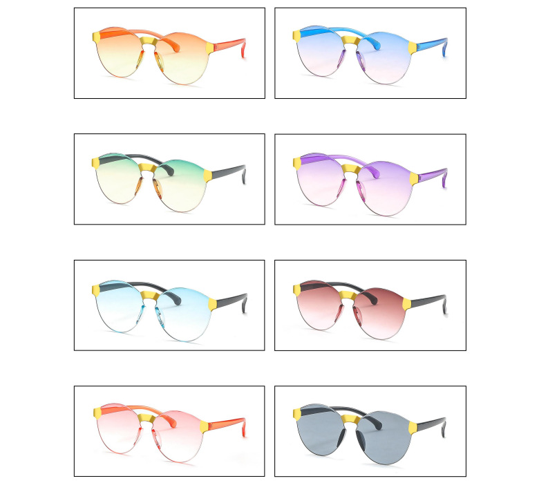 2025 nuevos lindos gafas de sol para niños PC en gafas de sol de comercio electrónico para correr gafas de protección solar UV para niños