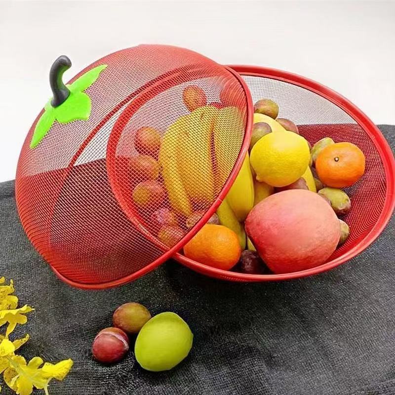 新しいキッチン多機能ワイヤーメッシュ野菜カバー家庭用フルーツバスケット排水バスケット抗ハエ蚊食品カバー夏|undefined