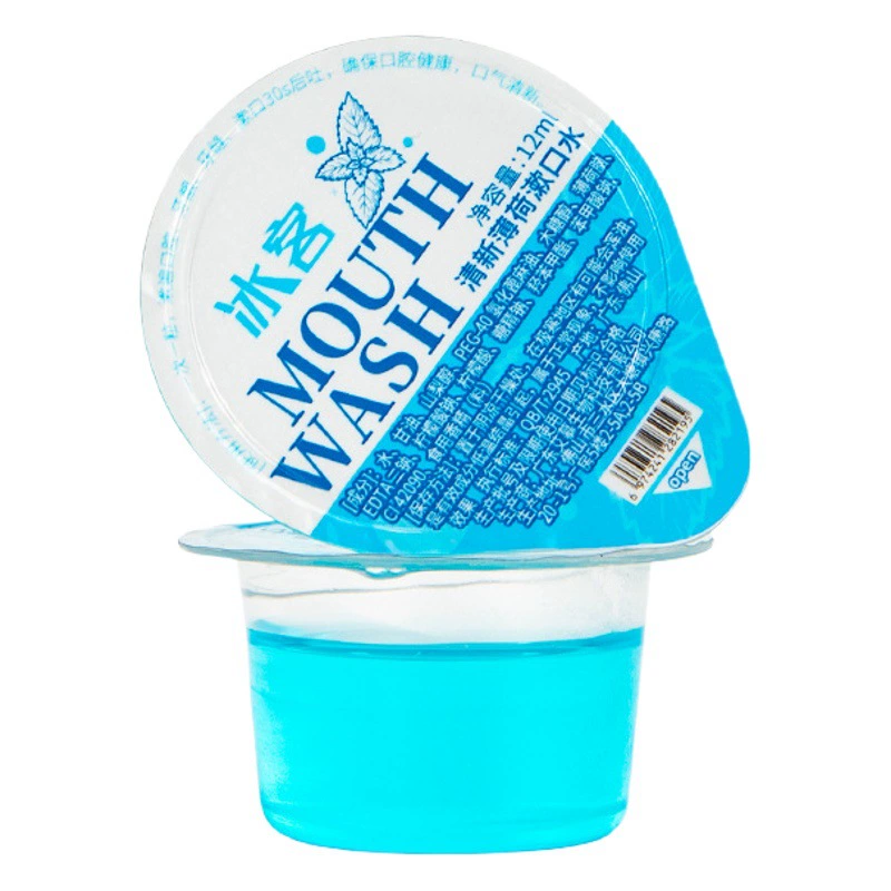 Производитель одноразовых ополаскивателей для рта в индивидуальных желе-стаканчиках, портативные одноразовые средства для гигиены полости рта для отелей и гостевых домов.