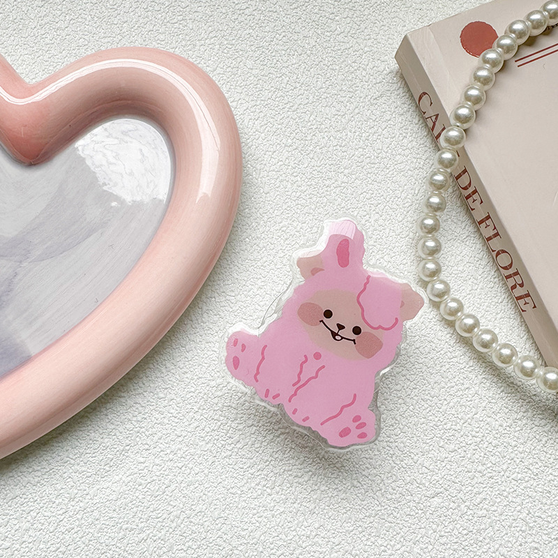 Untitled-1_0004_Transparent Bracket- Pink Rabbit Bear